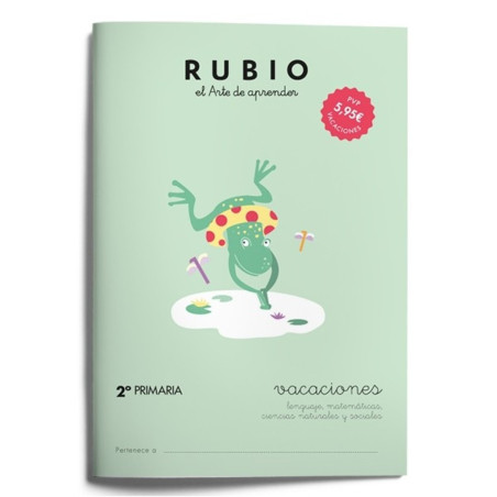 RUBIO VACACIONES CUADERNO CASTELLANO 2º PRIMARIA UNIDAD