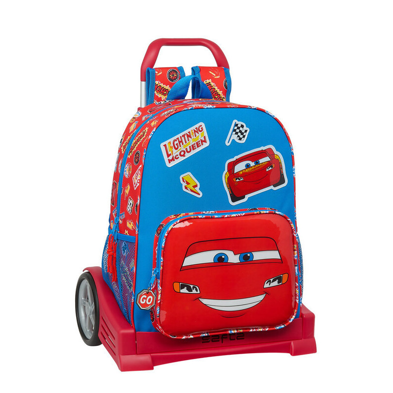 MOCHILA 180+CARRO EVOLUTION CARS "MC QUEEN" SAFTA21 ENERO 612111860 42*33