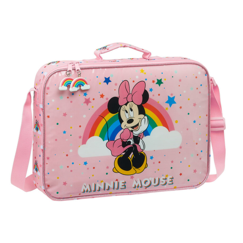 CARTERA EXTRAESCOLARES MINNIE MOUSE RAINBOW SAFTA21 ENERO 612112385 28*38