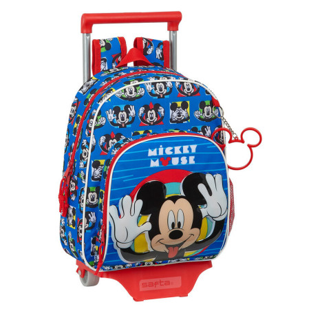 MOCHILA 609+CARRO 705 MICKEY MOUSE "ME TIME" SAFTA21 ENERO 612114020 34*28