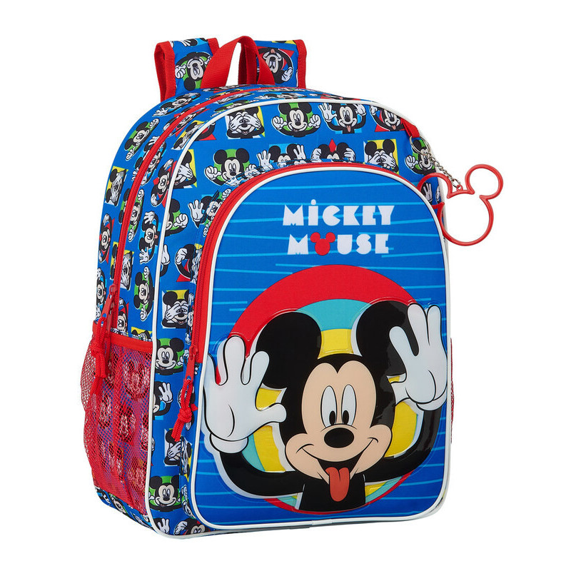 MOCHILA DE 33 CM ADAPTABLE MICKEY MOUSE "ME TIME" SAFTA21 ENERO 612114180 42*33