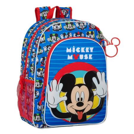MOCHILA DE 33 CM ADAPTABLE MICKEY MOUSE "ME TIME" SAFTA21 ENERO 612114180 42*33