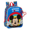 MOCHILA GUARDERIA ADAPTABLE MICKEY MOUSE "ME TIME" SAFTA21 ENERO 612114232 27*22