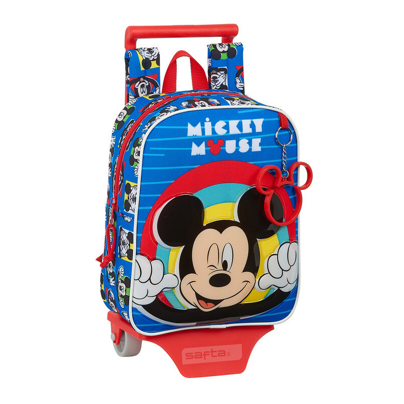 MOCHILA 232+CARRO 805 MICKEY MOUSE "ME TIME" SAFTA21 ENERO 612114280 28*22