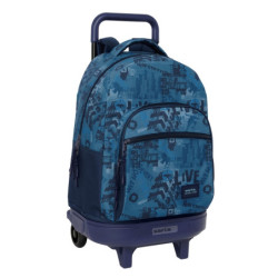 MOCHILA GDE. C/RUEDAS COMPACT EXT.SIMPLE SAFTA "NEW EDITION" SAFTA26 642524918 45X33 UNIDAD