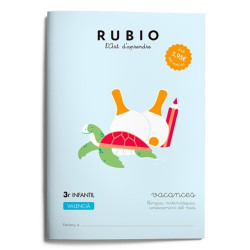 RUBIO VACANCES CUADERNO VALENCIANO 3º INFANTIL ISBN 978-84-16744-26-8 UNIDAD