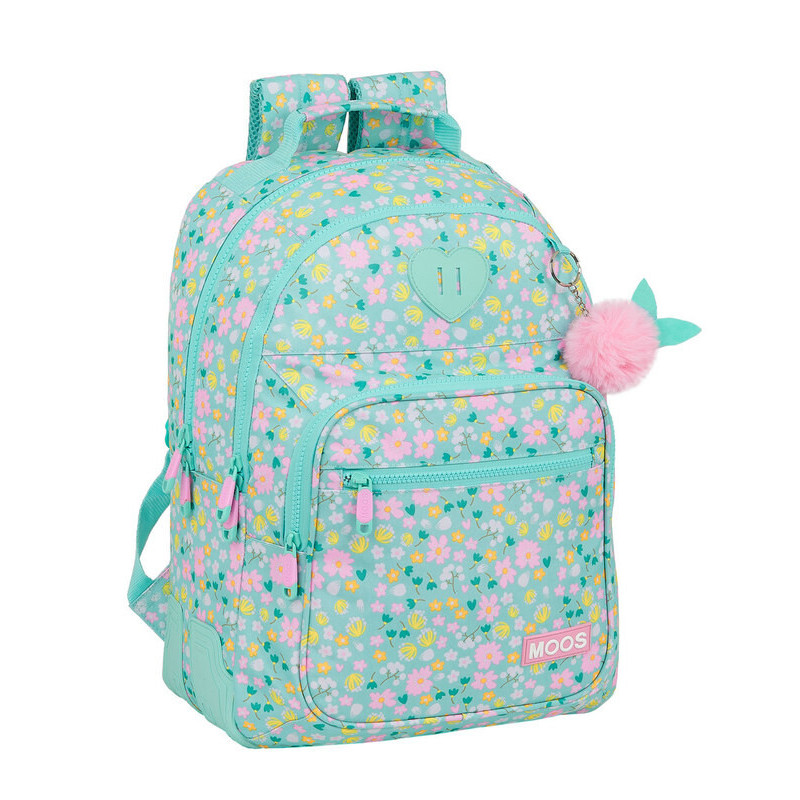 MOCHILA DOBLE ADAPTABLE MOOS "LIBERTY" SAFTA21 ENERO 612118773 42*32
