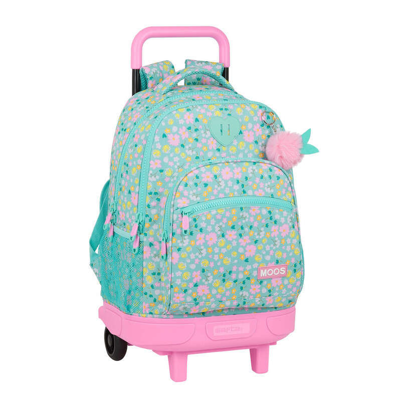 MOCHILA GRANDE C/RUEDAS COMPACT EXTRAIBLE MOOS "LIBERTY" SAFTA21 ENERO 612118918 45*33
