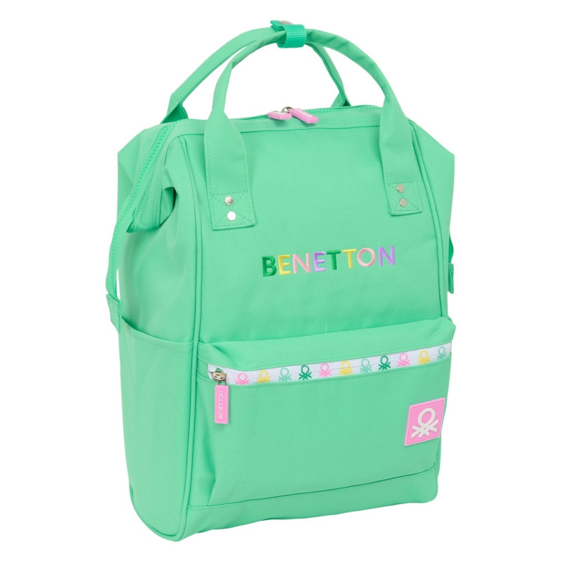 MOCHILA CON ASAS PARA PORTATIL 13" BENETTON "MINT" SAFTA25 ENERO 642516838