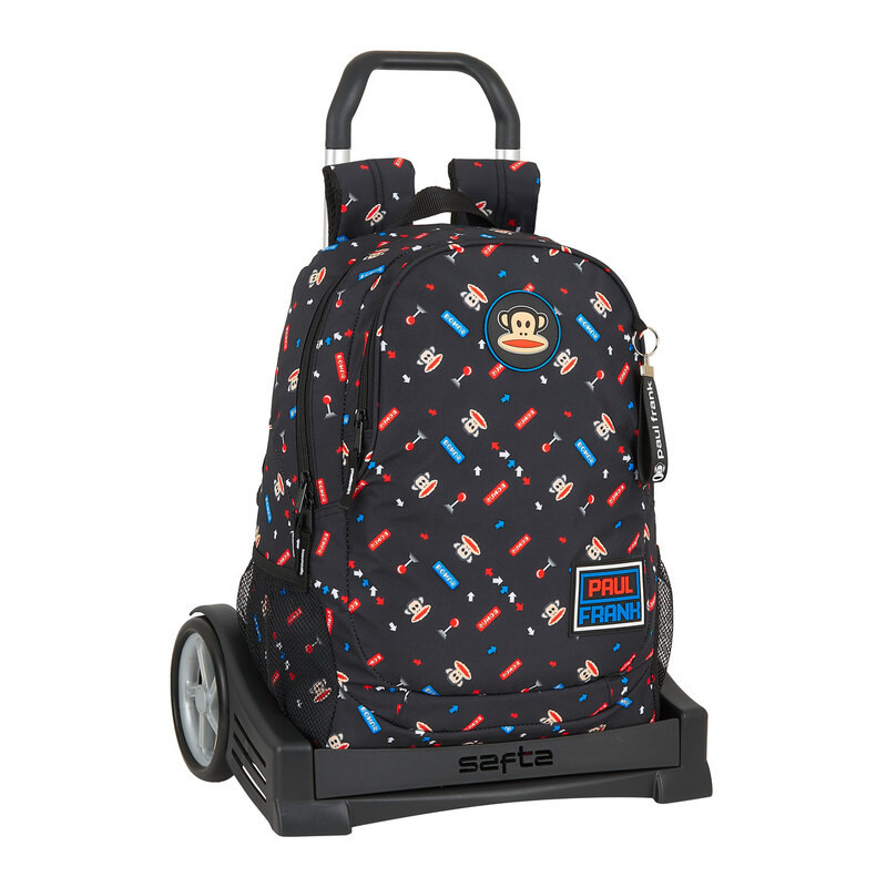 MOCHILA 665+CARRO EVOLUTION PAUL FRANK  "RETRO GAMER" SAFTA21 ENERO 612119860 44*32