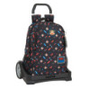 MOCHILA 665+CARRO EVOLUTION PAUL FRANK  "RETRO GAMER" SAFTA21 ENERO 612119860 44*32