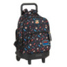 MOCHILA GRANDE C/RUEDAS COMPACT EXTRAIBLE PAUL FRANK  "RETRO GAMER" SAFTA21 ENERO 612119918 45*33