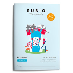 RUBIO VACANCES CUADERNO VALENCIANO 4º PRIMARIA ISBN 978-84-16744-30-5 UNIDAD