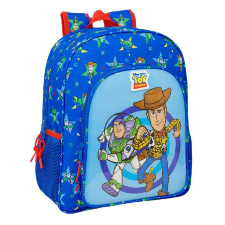MOCHILA JUNIOR ADAPT.CARRO TOY STORY "GOOD VIBES" SAFTA26 612431640 38X32 UNIDAD