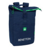 MOCHILA SOLAPA PARA PORTATIL 15,6'' BENETTON "GREEN" SAFTA25 ENERO 642513507