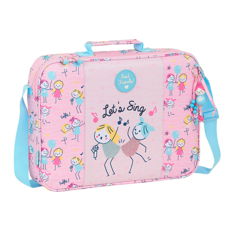 CARTERA EXTRAESCOLARES GLOWLAB KIDS "BEST FRIENDS" SAFTA21 ENERO 612123385 28*38