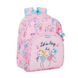MOCHILA INFANTIL ADAPTABLE GLOWLAB KIDS "BEST FRIENDS" SAFTA21 ENERO 612123609 34*28