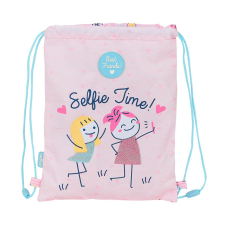 SACO PLANO JUNIOR GLOWLAB KIDS "BEST FRIENDS" SAFTA21 ENERO 612123855 34*26