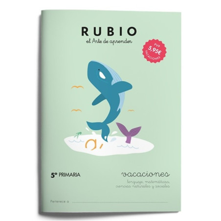 RUBIO VACACIONES CUADERNO CASTELLANO 5º PRIMARIA UNIDAD