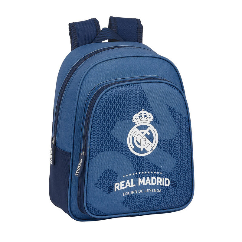 MOCHILA INFANTIL ADAPTABLE REAL MADRID "LEYENDA" SAFTA21 ENERO 612124524 33*27