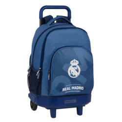 MOCHILA GRANDE C/RUEDAS COMPACT EXTRAIBLE REAL MADRID "LEYENDA" SAFTA21 ENERO 612124918 45*33