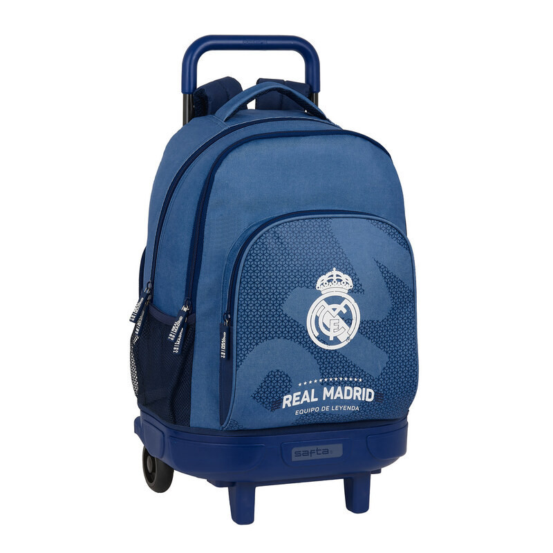 MOCHILA GRANDE C/RUEDAS COMPACT EXTRAIBLE REAL MADRID "LEYENDA" SAFTA21 ENERO 612124918 45*33