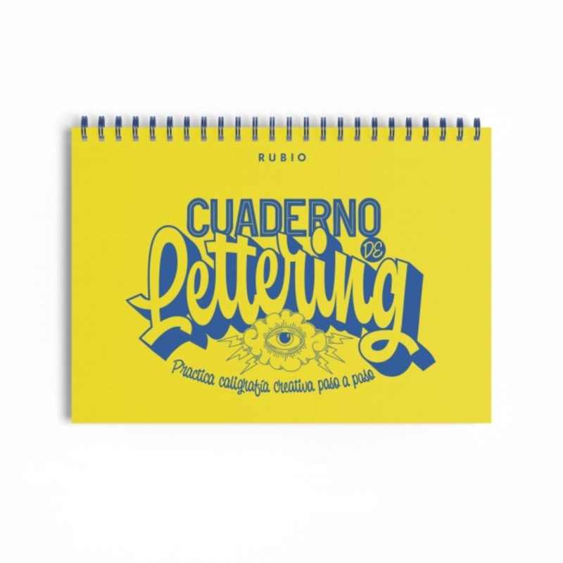 RUBIO CUADERNO DE LETTERING TAPA ENTELADA ISBN 9788417427719