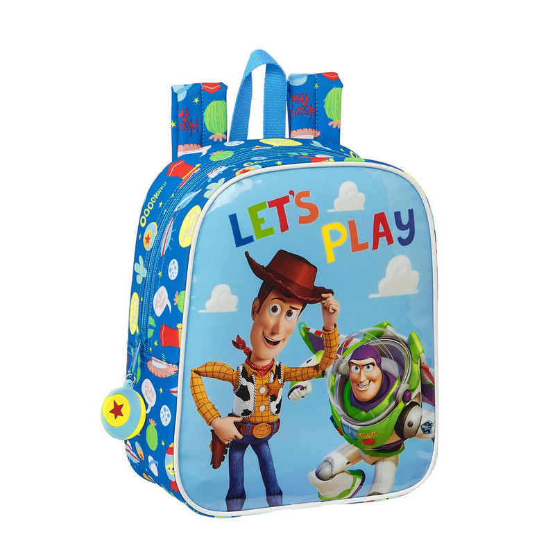 MOCHILA GUARDERIA ADAPTABLE TOY STORY "LET'S PLAY" SAFTA21 ENERO 612131232 27*22