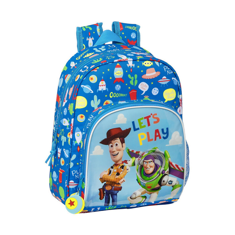MOCHILA INFANTIL ADAPTABLE TOY STORY "LET'S PLAY" SAFTA21 ENERO 612131609 34*28
