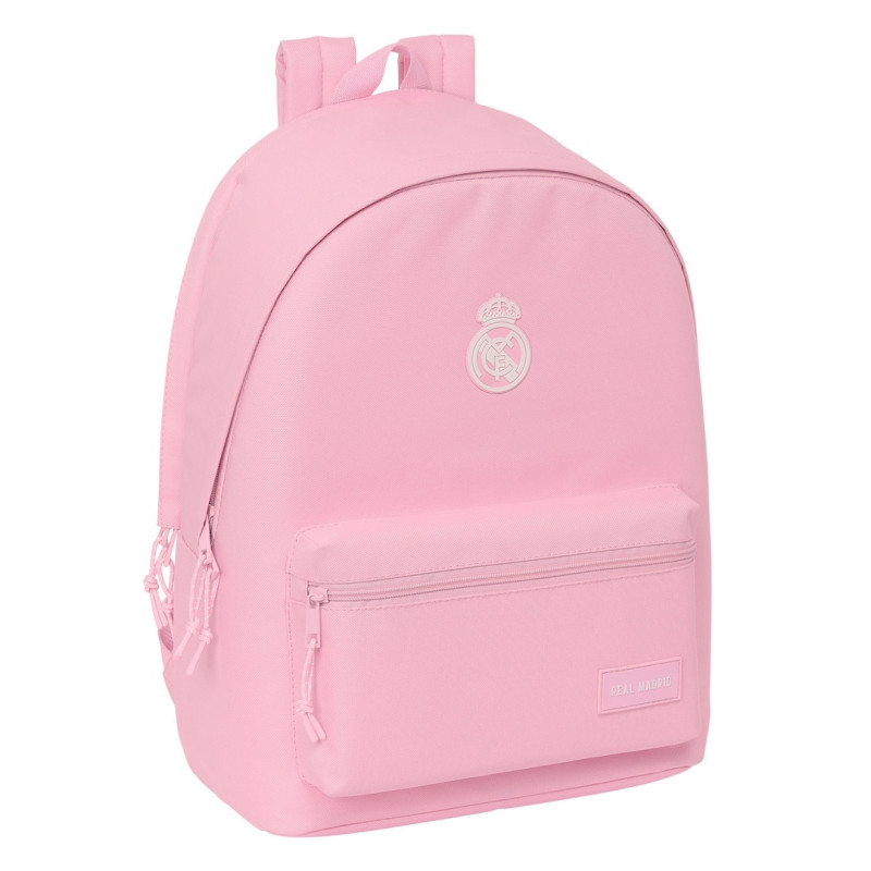 MOCHILA DOBLE PARA PORTATIL 15,6"+USB REAL MADRID CHICA ROSA SAFTA26 642467820 44X31 UNIDAD