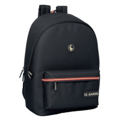 MOCHILA DOBLE PARA PORTATIL 15,6"+USB EL GANSO BASICS "NEGRO" SAFTA25 ENERO 642463820