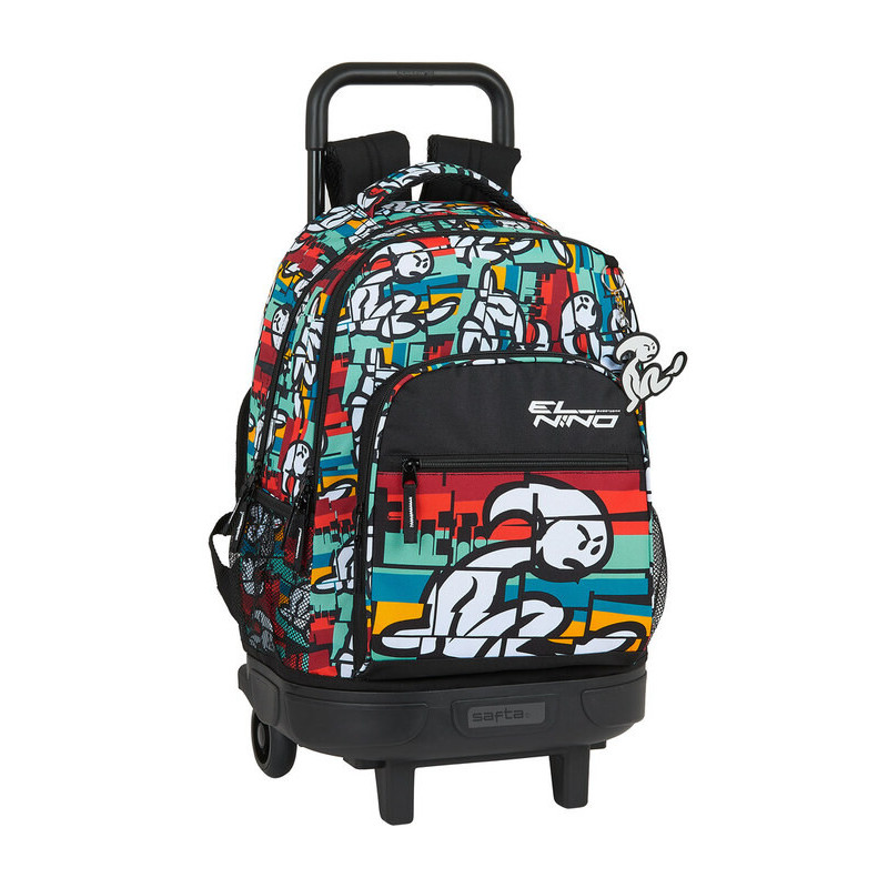 MOCHILA GRANDE C/RUEDAS COMPACT EXTRAIBLE EL NIÑO "BALI" SAFTA21 ENERO 612132918 45*33