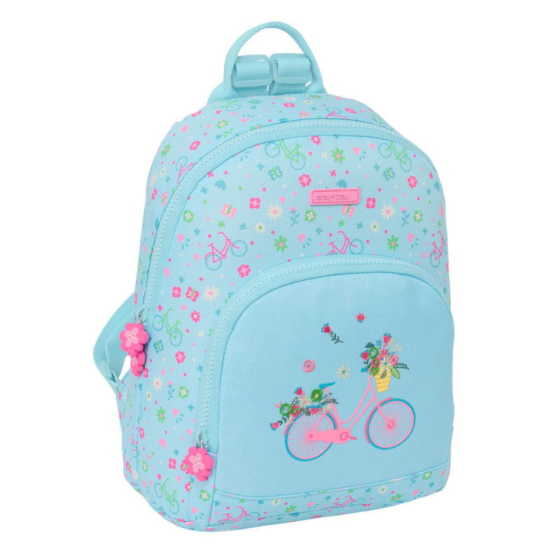 MINI MOCHILA RECICLADO SAFTA "BICICLETA" 642449846 SAFTA24 VAC 25*30