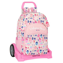 MOCHILA 876 + CARRO EVOLUTION GLOWLAB "WELCOME HOME" SAFTA21 ENERO 612133860 46*30