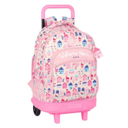 MOCHILA GRANDE C/RUEDAS COMPACT EXTRAIBLE GLOWLAB "WELCOME HOME" SAFTA21 ENERO 612133918 45*33
