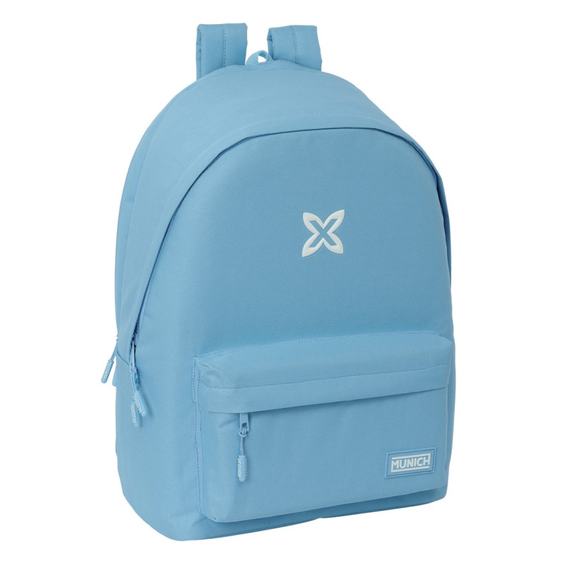 MOCHILA DOBLE PARA PORTATIL 15,6"+USB MUNICH BASICOS "AZUL" SAFTA26 642409820 44X31 UNIDAD