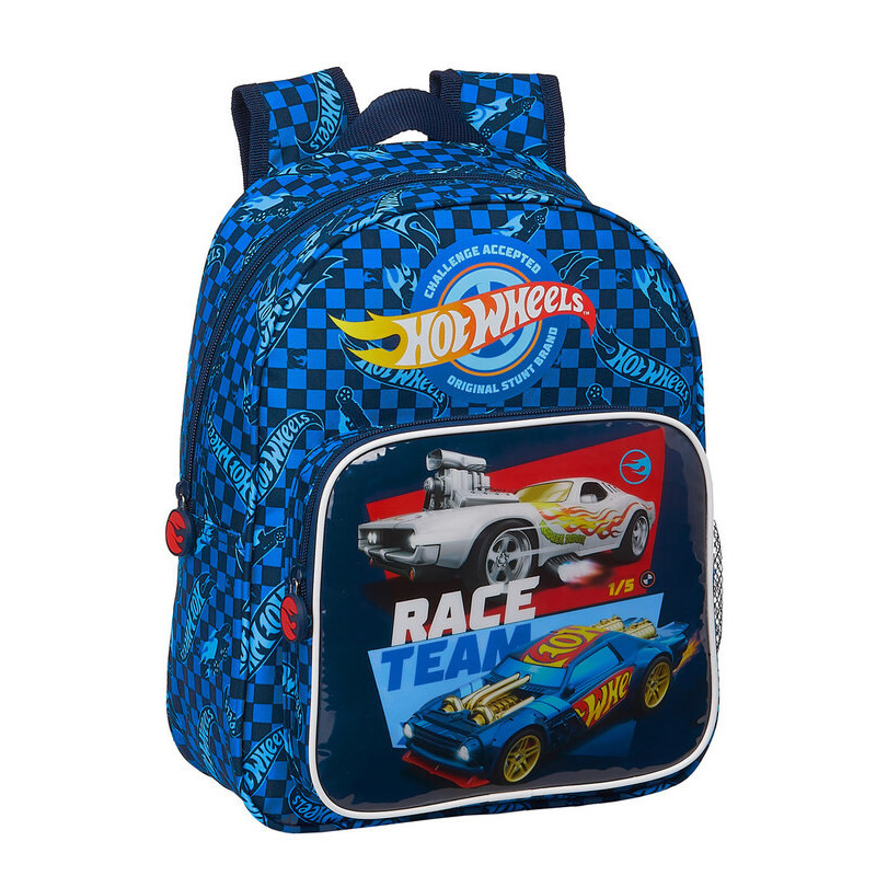 MOCHILA INFANTIL ADAPTABLE HOT WHEELS SAFTA21 ENERO 612138524 33*27