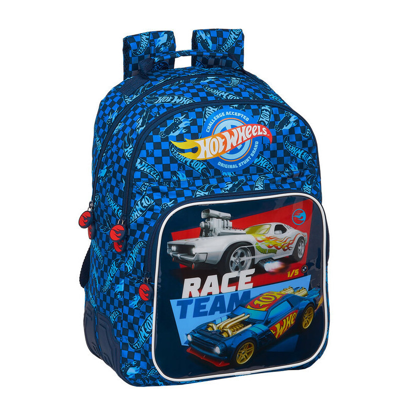 MOCHILA DOBLE ADAPTABLE HOT WHEELS SAFTA21 ENERO 612138773 42*32