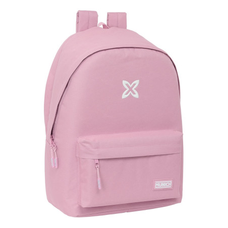 MOCHILA DOBLE PARA PORTATIL 15,6"+USB MUNICH BASICOS "ROSA" SAFTA26 642406820 44X31 UNIDAD