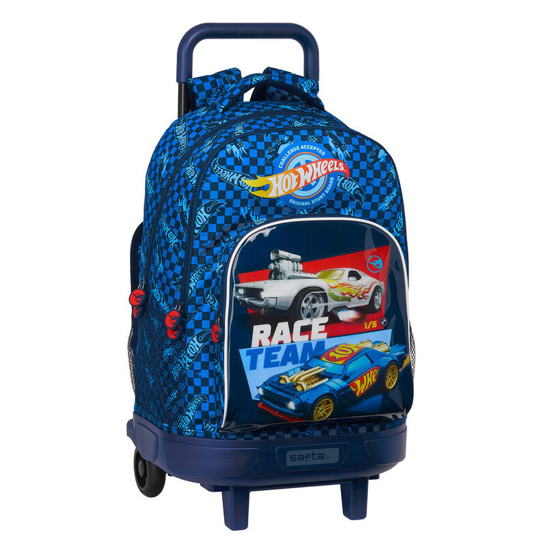 MOCHILA GRANDE C/RUEDAS COMPACT EXTRAIBLE HOT WHEELS SAFTA21 ENERO 612138918 45*33