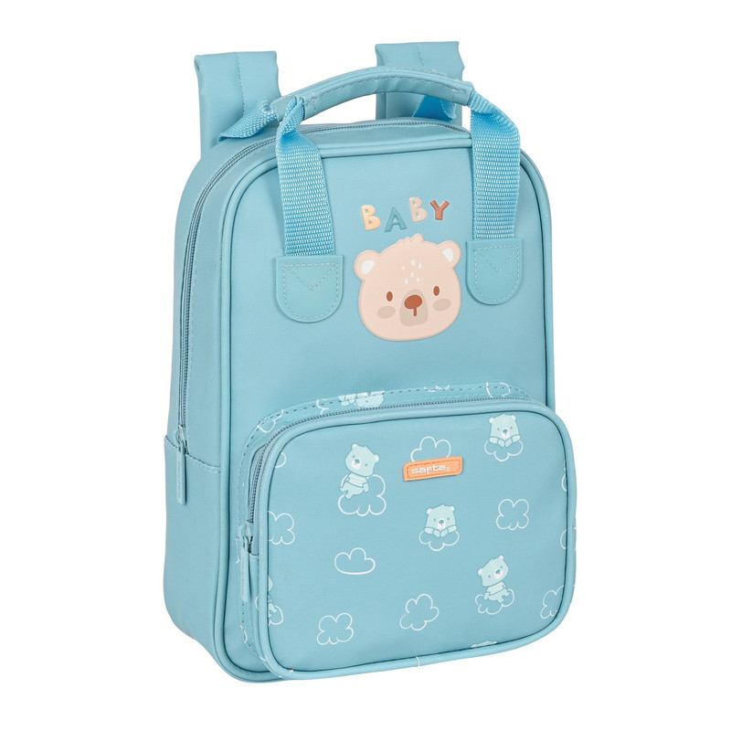 MOCHILA INFANTIL CON ASAS FACIL LIMPIEZA SAFTA PREESCOLAR "BABY BEAR" 642394765 SAFTA23 VAC