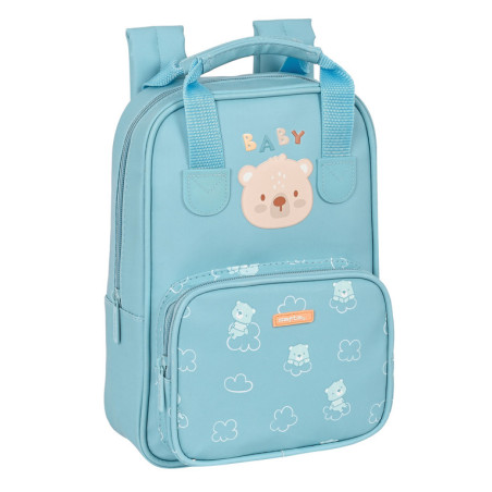 MOCHILA INFANTIL CON ASAS FACIL LIMPIEZA SAFTA PREESCOLAR "BABY BEAR" 642394765 SAFTA23 VAC