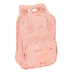 MOCHILA INFANTIL CON ASAS FACIL LIMPIEZA SAFTA PREESCOLAR "PATITO" 642393765 SAFTA23 VAC