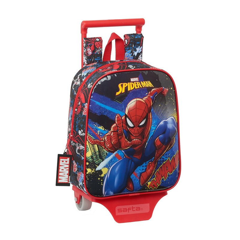 MOCHILA 232+CARRO 805 SPIDER-MAN "GO HERO" SAFTA21 ENERO 612143280 28*22