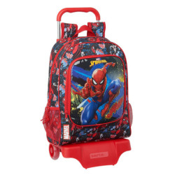 MOCHILA 522+CARRO 905 SPIDER-MAN "GO HERO" SAFTA21 ENERO 612143313 42*32