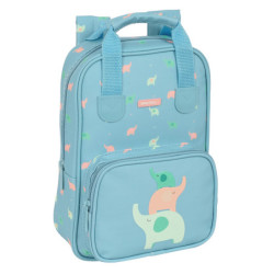 MOCHILA INFANTIL CON ASAS FACIL LIMPIEZA SAFTA PREESCOLAR "ELEFANTES" 642390765 SAFTA23 VAC