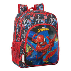 MOCHILA JUNIOR ADAPTABLE SPIDER-MAN "GO HERO" SAFTA21 ENERO 612143640 38*32