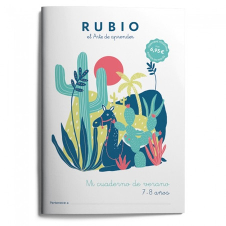 RUBIO MI CUADERNO DE VERANO 4-5 AÑOS UNIDAD ISBN 9788417427665