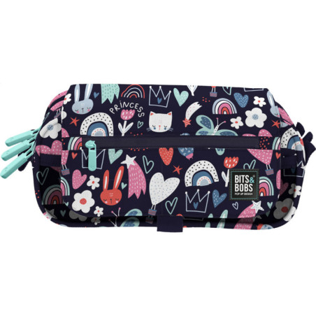 PORTATODO TRIPLE CON SOLAPA B&B PRINCESS 37547508 GRAFOPLAS25 1U