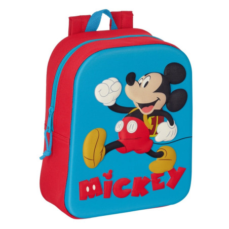 MOCHILA GUARDERIA 3D MICKEY MOUSE 642363011 SAFTA23 VAC